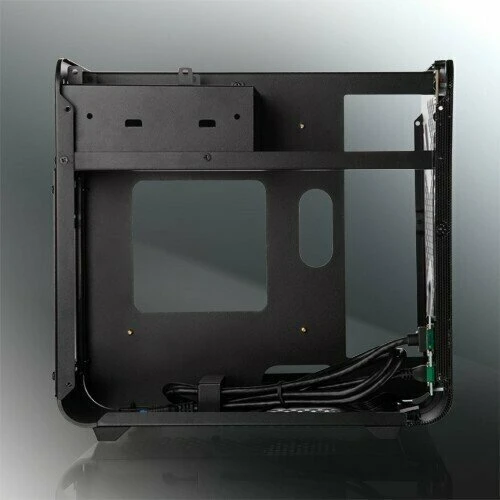 Raijintek Metis Evo TGS, rosa/schwarz, Glasfenster, Mini-ITX