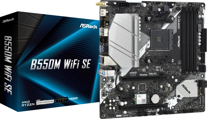 ASRock B550M WiFi SE (AMD AM4)