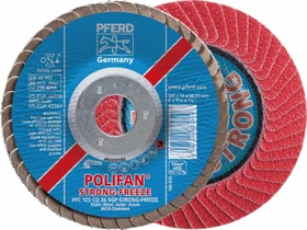 Pferd PFC 125 CO-FREEZE 36 SGP STRONG INOX POLIFAN Fächerschleifscheibe K36, 125x22.23mm, 10 Stück