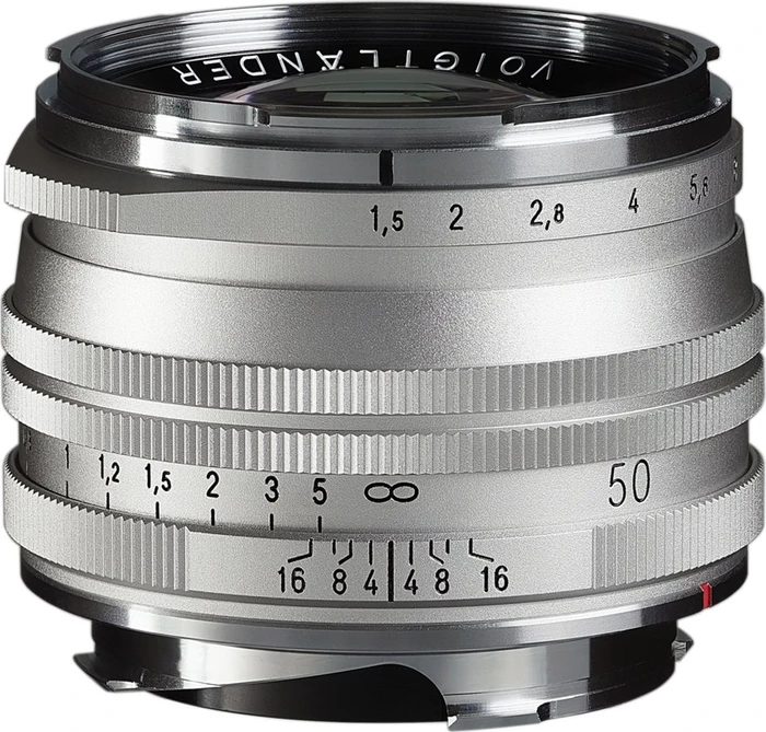 Voigtländer Nokton VM 50mm 1.5 Vintage Line asphärisch II SC für Leica M silber