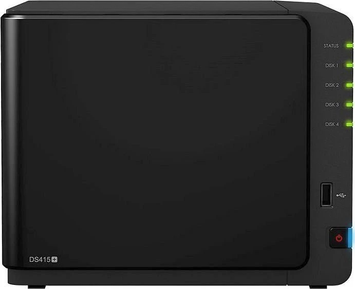 Synology DiskStation DS415+, 2GB RAM, 2x RJ-45 1000Base-T, 2x USB-A 3.0