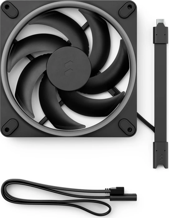 Fractal Design Momentum 14 RGB, schwarz, 140mm, 3er-Pack