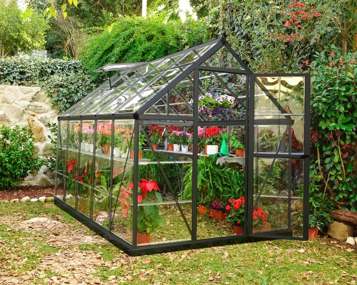 Palram Canopia Harmony 6x10 Gewächshaus grau