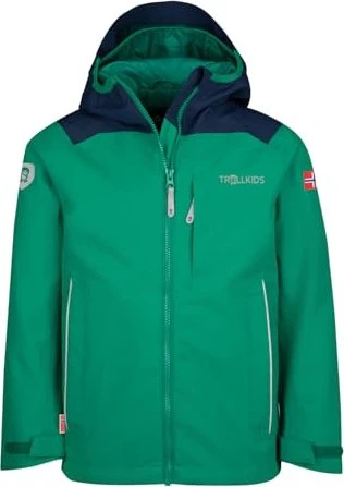 Trollkids Bergen Funktionsjacke pepper green (Junior)