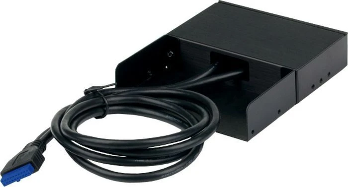 Inter-Tech 3.5" USB 3.0 Frontpanel, 3.5" Multifunktionspanel