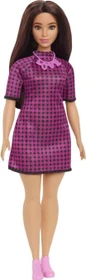 Mattel Barbie - Fashionistas Barbie im karierten Etui-Kleid Curvy