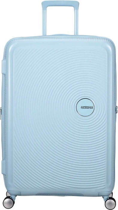 American Tourister Soundbox Spinner erweiterbar L pastel blue