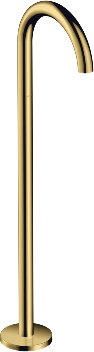 Hansgrohe Axor Uno Wanneneinlauf gebogen bodenstehend polished goldoptik