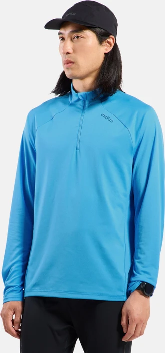 Odlo Essentials Ceramiwarm Midlayer Half Zip Laufshirt langarm (Herren)