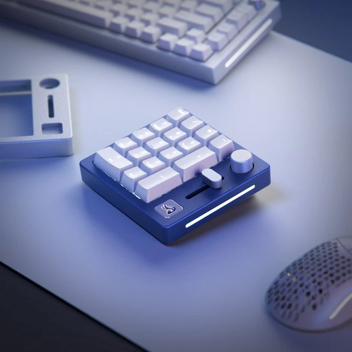 Glorious GMMK Numpad, Top Frame (Numpad), Metall (Aluminium, CNC-gefräst), Navy Blue