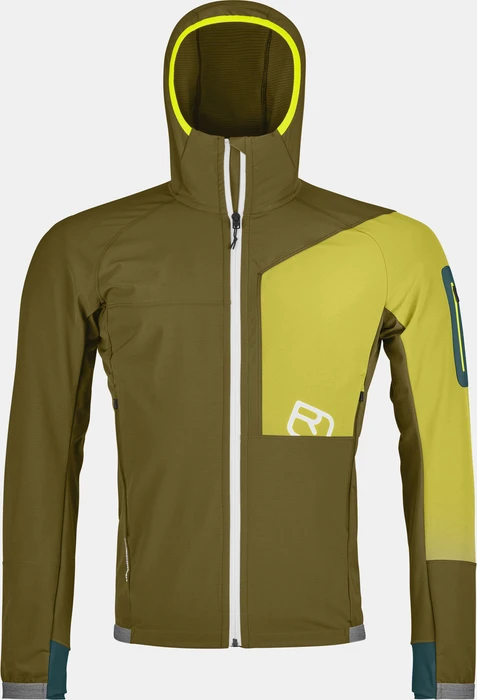 Ortovox Berrino Hooded Funktionsjacke green moss (Herren)
