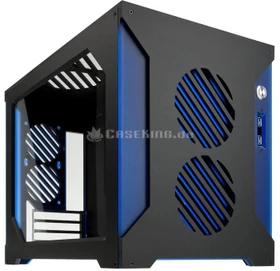 Parvum Systems S2.0 schwarz/blau, Acrylfenster