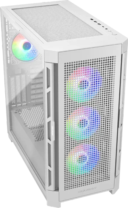 Cougar Duoface Pro RGB White, weiß, Glasfenster