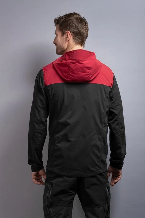 Tatonka Lajus Hooded Funktionsjacke lava red/dark black (Herren)
