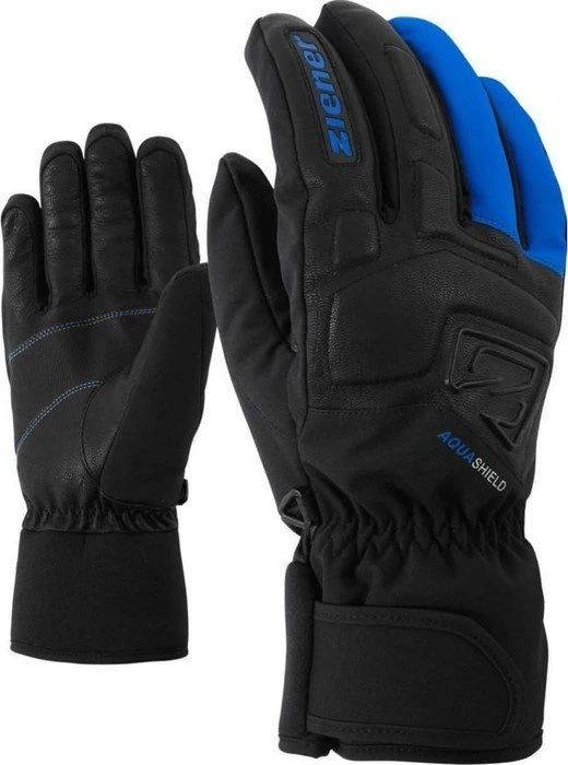 Ziener Glyxus AS Skihandschuhe schwarz/blau (161005-798)