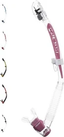 Cressi Itaca Ultra Dry Trockenschnorchel transparent/rosa