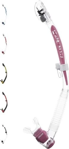 Cressi Itaca Ultra Dry Trockenschnorchel transparent/rosa