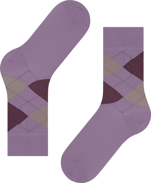 Falke Sensitive Argyle Socken lavender (Damen)