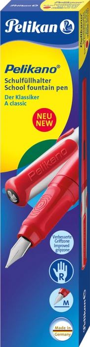 Pelikan Pelikano rot, linke Hand, Faltschachtel