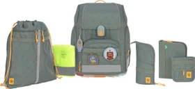 Lässig Boxy Unique letters green Schultaschen-Set, 7-tlg.