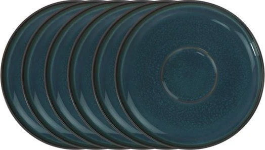 Villeroy & Boch Crafted Denim Kaffee-Untertasse, 6 Stück