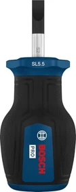 Bosch Professional PRO Stubby Schlitz Schraubendreher, 5.5x25mm