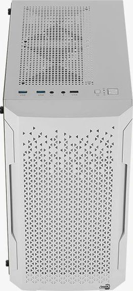 AeroCool Trinity Mini White, weiß, Glasfenster