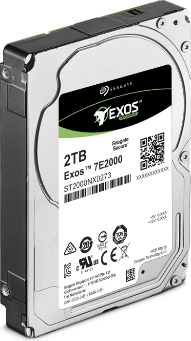 Seagate Exos E 7E2000 2TB, 24/7, 4Kn / 2.5" / SATA 6Gb/s