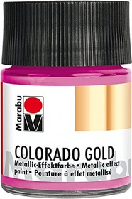 Marabu Colorado Gold Effektfarbe, rosa metallic, 50ml