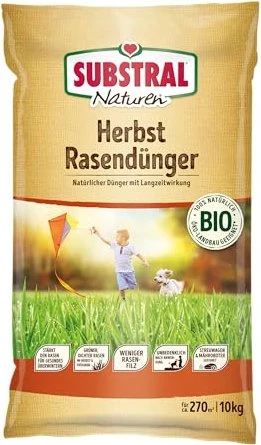 Evergreen Garden Care Substral Naturen Bio Herbst Rasendünger, 10kg