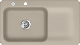 systemceram Juna 90 Einbau Becken links fango