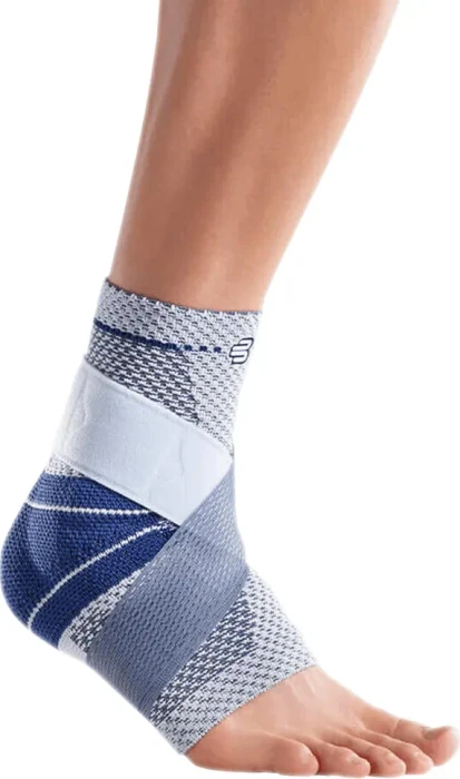 Bauerfeind MalleoTrain Plus Sprunggelenkbandage links Größe 6 titan, 1 Stück