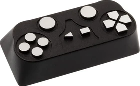 Zomoplus Keycap Gamepad II, Aluminium, schwarz/silber, 1 Taste