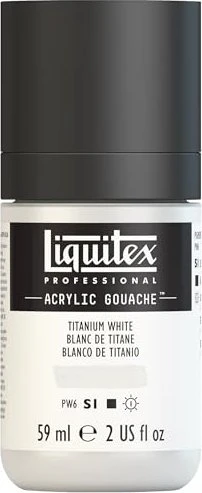 Liquitex Professional Acrylic Gouache titanium white, 59ml