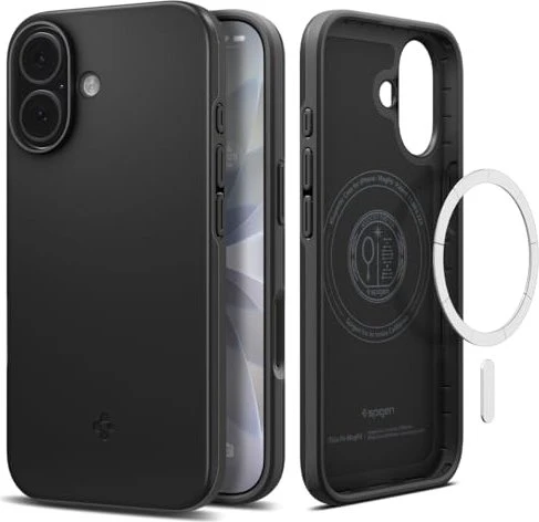 Spigen Thin Fit (MagFit) für Apple iPhone 17 schwarz