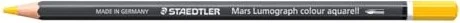 Staedtler Mars Lumograph colour aquarell 104 Aquarellstift goldgelb, Kartonetui, 6er-Pack