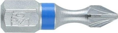 KS Tools TORSIONpower Pozidriv Bit 1/4", PZ1x25mm, 1 Stück