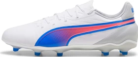 Puma King Match FG/AG puma white/bluemazing/flat light gray