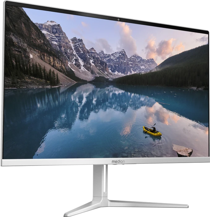 Medion Signium 27 S1 All-in-One PC, silber, Core 5 210H, 16GB RAM, 1TB SSD