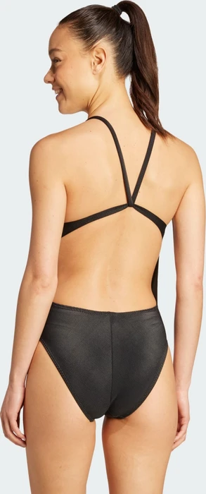 adidas Iconisea Ribbed Padded Badeanzug schwarz (Damen)