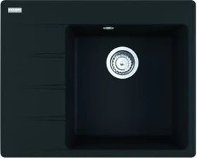 Franke Centro CNG 611-62 Einbau Becken rechts mit Ablauffernbedienung black