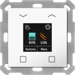 MDT Jalousietaster Smart 55 mit Farbdisplay 4-fach