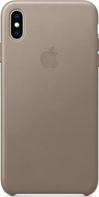 Apple Leder Case für iPhone XS Max taupe