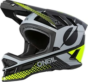 O'Neal Blade Polyacrylite Ace Fullface-Helm schwarz/gelb/grau