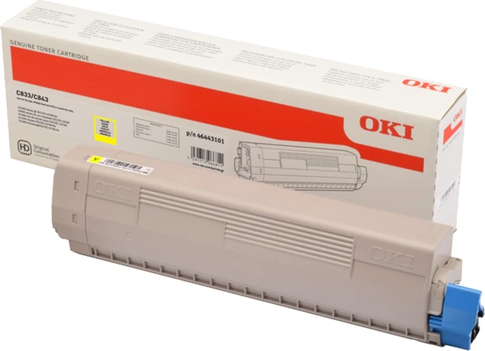 OKI Toner 46443101 gelb hohe Kapazität