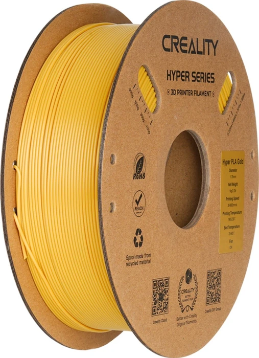 Creality Hyper PLA, gold, Spule, 1.75mm, 1.00kg