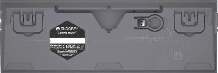 Endorfy Celeris 1800, grau, Endorfy YELLOW, USB/Bluetooth, DE