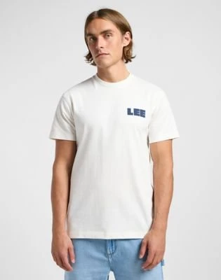 Lee Workwear Relaxed Graphic T-Shirt kurzarm ecru (Herren)