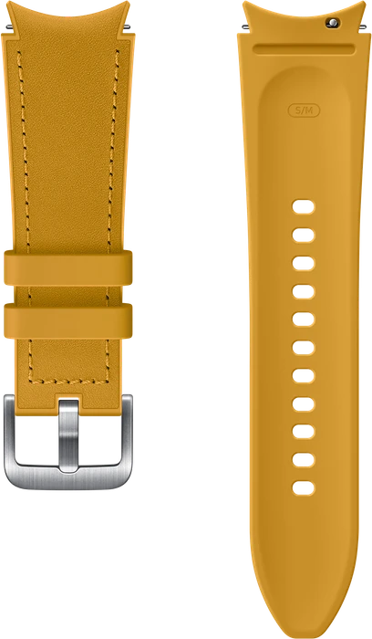 Samsung Hybrid Leather Band 20mm S/M Mustard