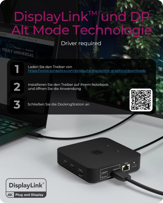 RaidSonic Icy Box IB-DK4090-C, USB-C 3.1 [Stecker]